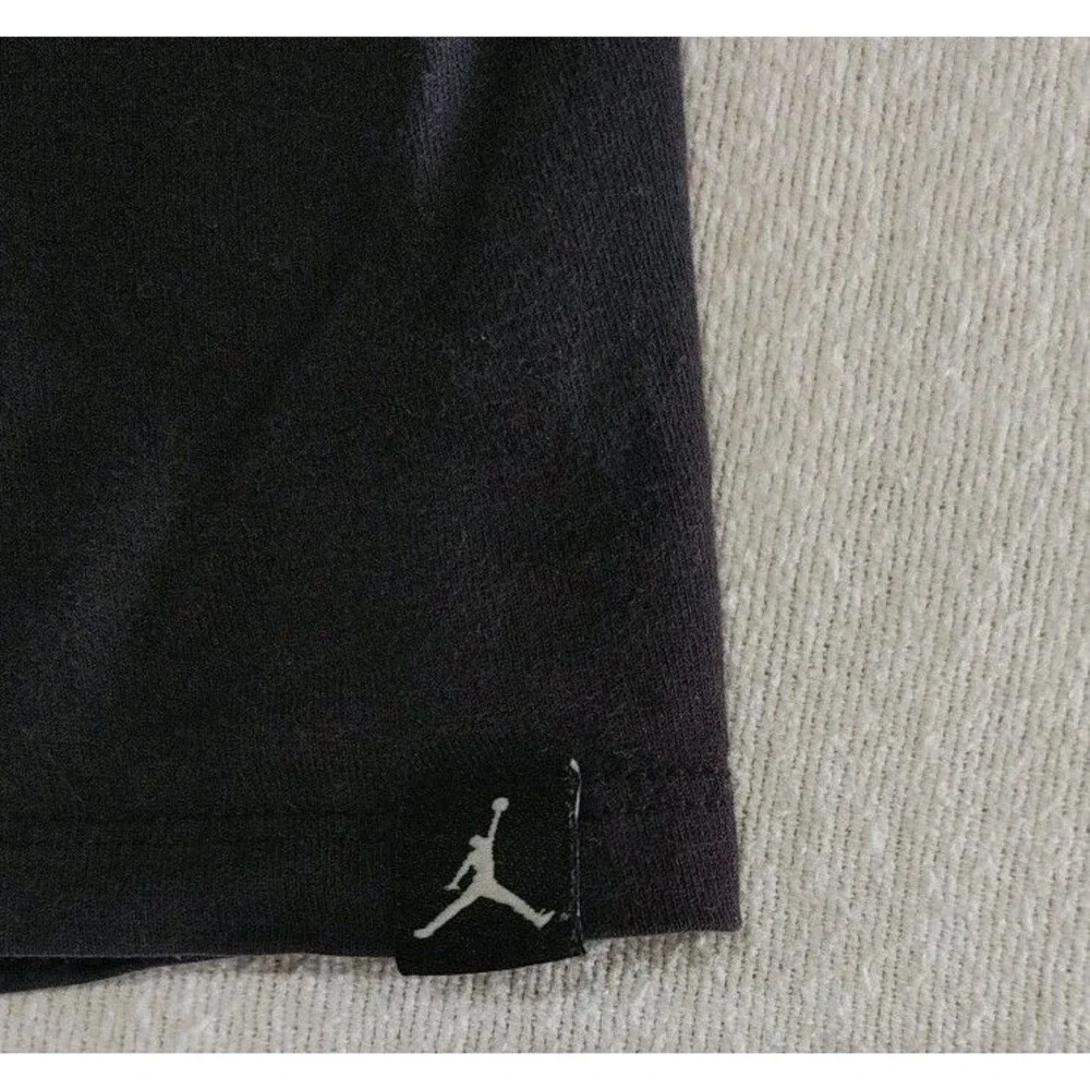 Nike Air Jordan Black Iridescent Gotta Shine Spellout T-Shirt Adult Size XXL 2XL